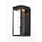 Maxim Lighting Salon LED 1-Light 6" Wide Black Outdoor Wall Sconce 55904WGBK - alternate 2